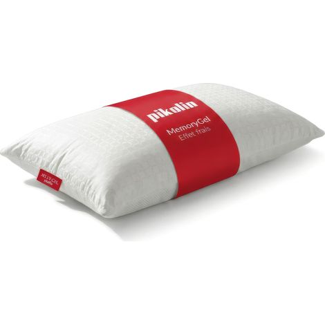 Oreiller Mémoire de Forme 70 x 40 cm Memory Gel Effet Frais, Soutien Moyen, Ergonomique Cervical, Respirant et Hypoallergénique (1/5)