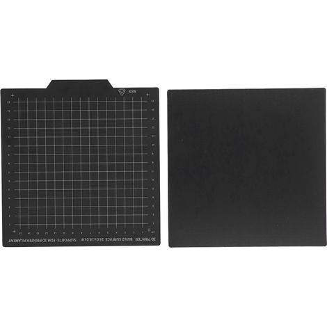 Plateau d'impression 3D en acier à ressort, feuille magnétique flexible double face 180x180mm pour lit chauffant d'imprimante (1/5)