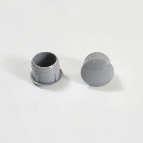 Ajile - Bouchon Obturateur en Plastique Diamètre 12 mm Coloris GRIS