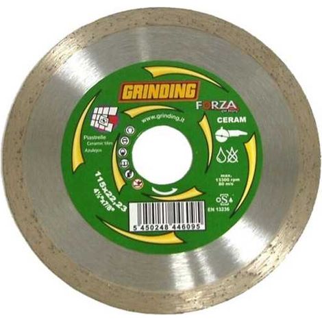 Disco Diamantado de 115 cc Cerámica Forza Grinding