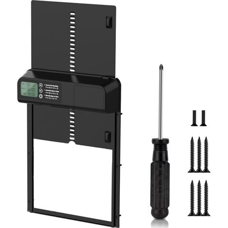 Automatic chicken coop door with timer and battery operation - Aluminum electric door with LCD screen - Waterproof - Smart anti-pinch protection - 1 pc (1/5)