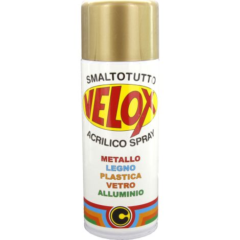 Bombe aA rosol en acrylique Velox avec ancre effet or moderne N 113 ml 400