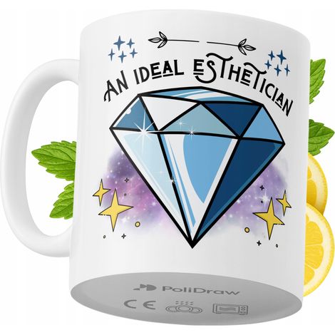 Lustige Tasse für Kosmetikerinnen – Kaffee- oder Teetasse mit witzigem Textdesign – ideal für Geburtstage, Namenstage, Feiertage und besondere Anlässe. Hochwertige Tasse für Zuhause, Büro und Arbeit. 