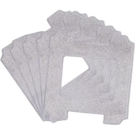 Lot de 6 tampons de nettoyage,Chiffon de nettoyage en microfibre lavable,pour robots de nettoyage de vitres Ecovacs Winbot W1 / W1 Pro / W2 / W2 Omni - Pour robot nettoyeur de vitre