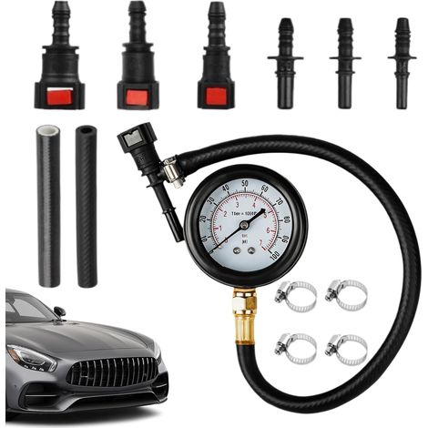 Manomètre de Pression d'Huile Adaptateurs Multiples Universels Haute  Outil de Diagnostic pour Moteurs pour Auto Camion Moto Atelier Garage (1/5)