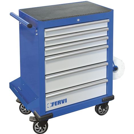 Werkzeugwagen mit 6 Schubladen Fervi c960/f6