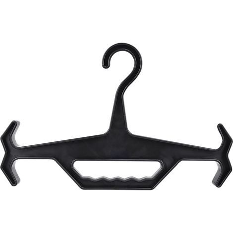 CCYKXA (Black) Multifunctional Hanger, Heavy-Duty Coat Rack with High Load Capacity and Comfortable Handle, Ideal for Outdoor Use (1/5)