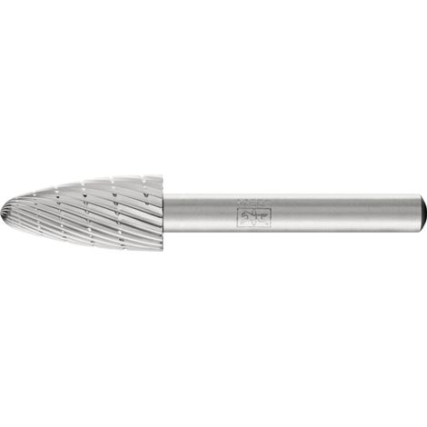PFERD TOOLS HSS Frässtift Baumform H Ø 12x25 mm Schaft-Ø 6 mm Z 3 universal mittel fein Spanbrecher (1/3)