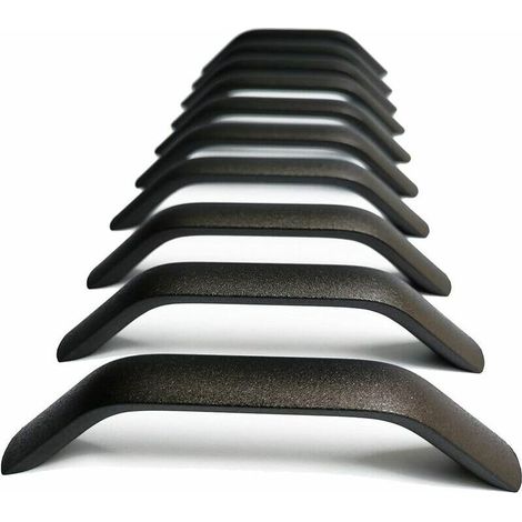 10X Poignées et boutons de tiroir Cuisine Armoire Porte Poignées Placard Tiroir Chambre Meubles Tirer Entraxe 160mm, Procédé de Sablage (1/5)