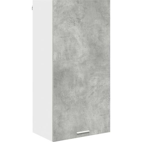 Armadio pensile da cucina moderno grande spazio di archiviazione 50 x 31 x 100 cm in legno ingegnerizzato grigio 020053388