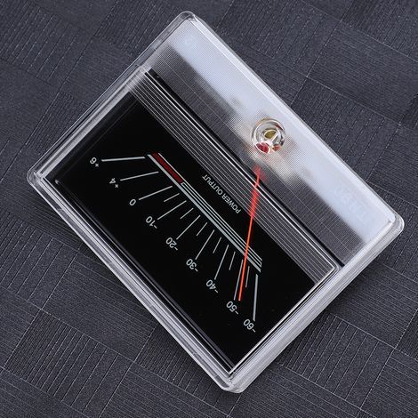 Mini VU-mètre Audio de Précision avec Rétroéclairage - Indicateur de Niveau DB pour Amplificateur