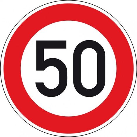 Placa VKZ.274-50 círculo 600mm 50 km/h