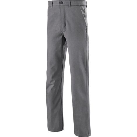 PANTALONI ESSENTIALS COTONE GRIGIO ACCIAIO XS - FR(38)