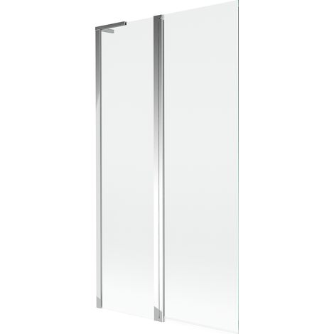 Mexen Mist L mampara de baño de 2 hojas 100 x 150 cm, transparente, cromo - 8A9L-100-011-01-00 (1/5)