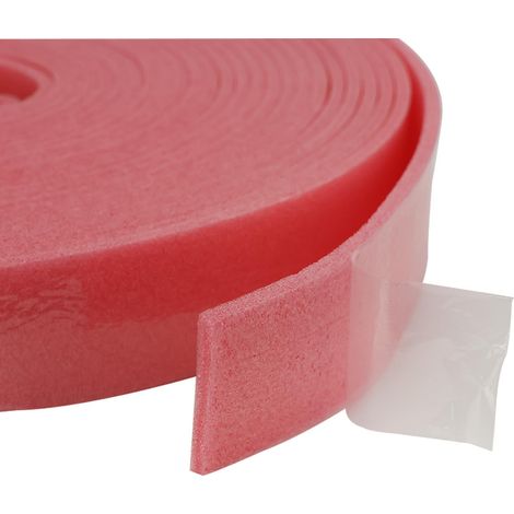 Peripheral Band for Slabs, Peripheral Foam Strip 100 mm x 5 mm x 10 m Peripheral Strip for Floor Heating 10 cm Self Adhesive Screed Resistant to Earthquakes Heat and Corrosion (1/5)