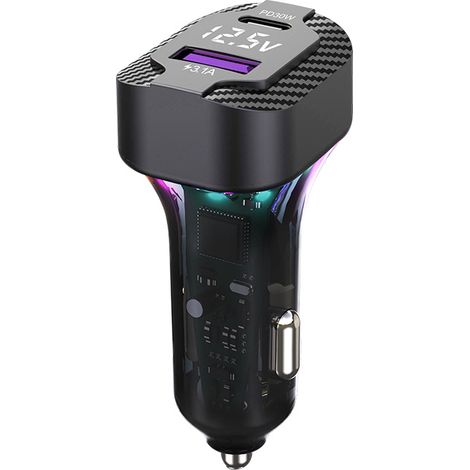USB-Autoladegerät mit ultraschnellem Ladekabel (1/2)