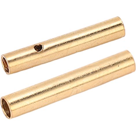 Lot de 10 fiches bananes femelles 2 mm nickelées pour batteries et moteurs ESC de modélisme RC. (1/5)