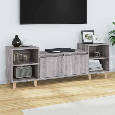 Meuble TV Sonoma gris 160x35x55 cm Bois d'ingénierie (1/5)