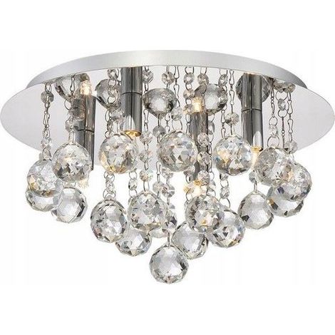 PLAFONIERA APP403-C CRISTALLO GLAMOUR 4-PUNTI LUCE G9 25X25X16,5CM