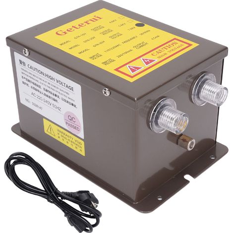 Générateur de barres d'ionisation d'air 7 kV, alimentation haute tension à double sortie pour tiges d'ionisation antistatiques, compatible avec les barres Ion Wind, prise UE 220-240 V (1/5)