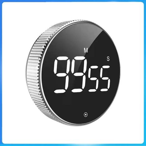 Minuteur numérique de cuisine et productivité, timer électronique multifonction (1/5)