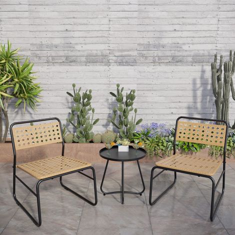 Set da Bistrot Brienza Tavolino e 2 Sedie - Beige casa.pro (1/5)