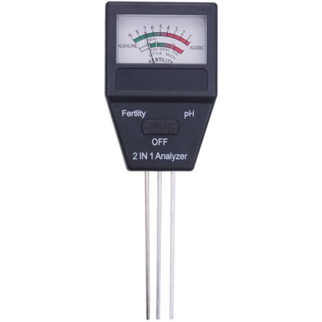 2 en 1 sol pH mètre testeur de fertilité testeur de sol analyseur sonde mesure pour jardin ferme pelouse intérieur extérieur soin des plantes