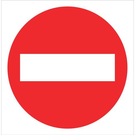 Señal poliestireno pictograma prohibido 297x297 mm, diseño variable.