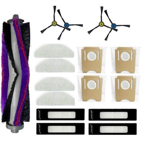 Lot de 17 pièces pour S8 Plus/Obode A8 Plus/ETA Pro 6241/CLIEN T2/ThinkAir RV50 Pro balayeuse brosse principale et latérale Lavage (1/5)