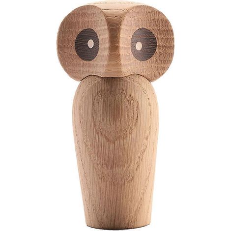Wunderschöne Eulen-Vogelfiguren aus Holz für den Tisch, ideal als Dekoration für das Wohnzimmer oder als Sammlerstück.