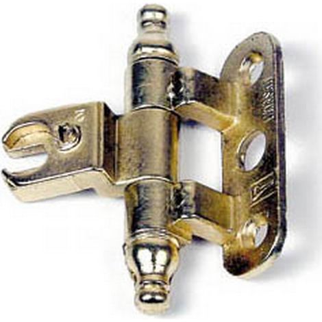 Cerniere per mobili art.a0059 ottonata - 10 pz (1/2)