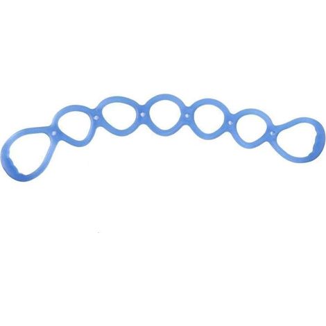 7 Anneau Stretch Band Multifonction Fitness Yoga Corde Bande Jambe Civière Ceinture Exercice Sport Sangle pour Bras Jambe Étirement(Bleu) fournitures de yoga (1/5)