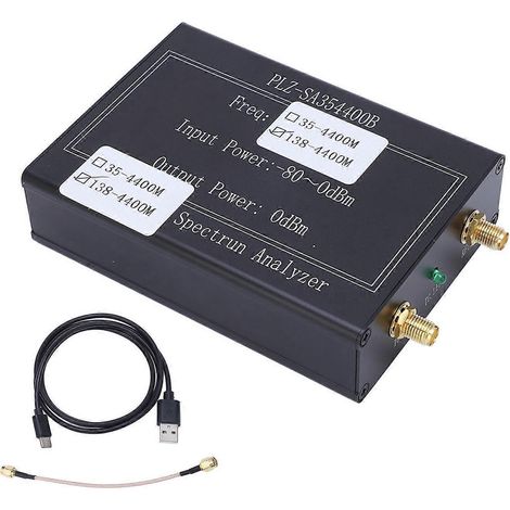 Tragbarer Spektrum-Frequenzanalysator, einfache Bedienung, 4 Modi, Handfrequenzanalysator 138–4400 MHz (1/4)