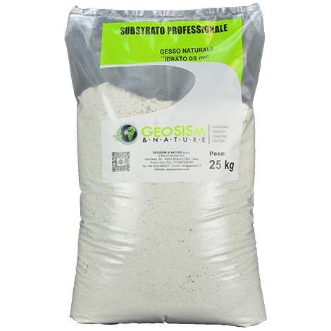 Gesso naturale idrato Geosism 0/5 mm (25 kg) (1/2)