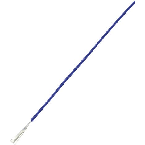 TRU COMPONENTS 1566835 Litze LiY 1 x 0.14 mm² Blau 100 m