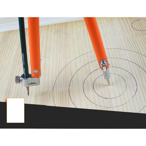 Compas à dessin réglable, diviseur de traçage pour menuiserie, marquage et gravure (1/3)
