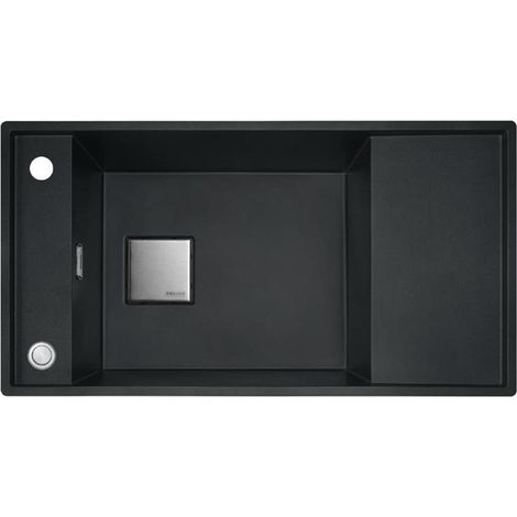 Franke Spüle Fresno FSG 211 Fragranit+ flächenbündig einbaubar oder unterbaubar, Onyx (1/3)