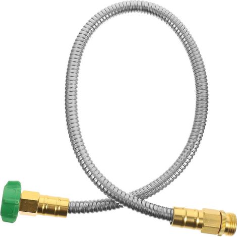 Raccord de tuyau d'arrosage en acier inoxydable (lot de 2) (1/5)