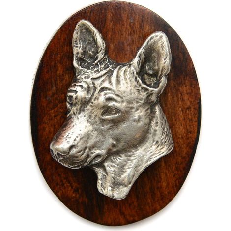 Basenji, Basenji, Perro del Congo: un broche para exposición canina, un clip para un número de salida, un pin de perro de Art-Dog (1/4)