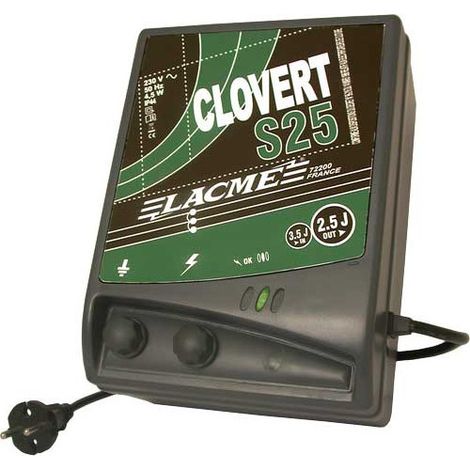 Electrificateur Clovert S25 Hte Secteur Puissant Pour Clôtures - Lacme