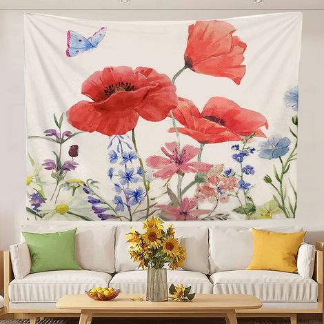 Tapisserie murale humoristique, tapisserie aux couleurs vives, séchage rapide, idéale pour la décoration intérieure. 100x75cm (1/5)