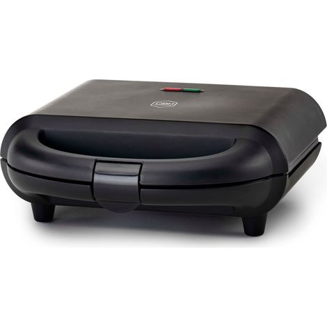 Sandwich Grill, Ceramic Plates, 2-Slice, 700W, Black (1/3)