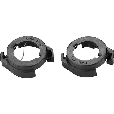 Paire de supports adaptateurs de culot pour ampoules LED de phare de voiture, compatible Ford (1/3)