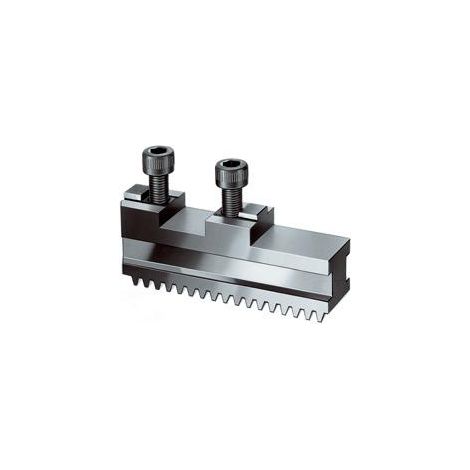 Mâchoire de base Röhm GB, taille 160, jeu de 3 mâchoires, trempé, avec vis de fixation - 329047 (1/4)