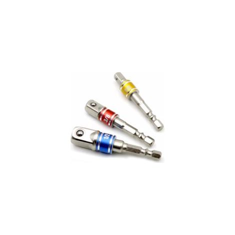 Adaptateurs douilles choc tourne-écrous - 3 pièces, 1/4", 3/8", 1/2" - Pour tourne-écrous (1/5)