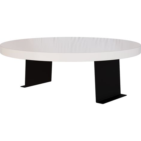 Vassoio per bracciolo divano diametro 34 cm colore crema 030010273