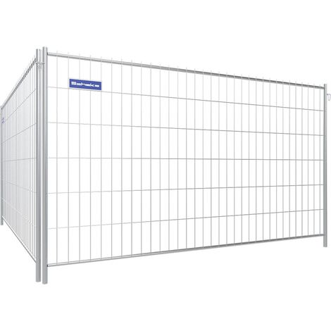 Schake Mobilzaun Light Element ohne Haken und Ösen 3,5x2m, 2,5/3,0mm Drahtstärke