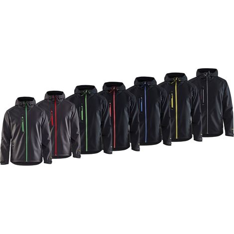 Chaqueta softshell impermeable Blaklader 4949 - M - Nero