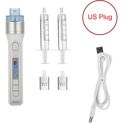 Injecteur professionnel d'acide hyaluronique 01 pour mésothérapie, stylo anti-rides et dépigmentation, soin cutané précis.