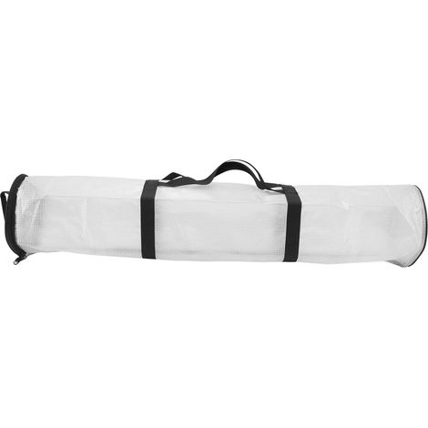 Organisateur D'emballage Cadeau De Noël Transparent, Sac De Rangement En Papier D'emballage En PVC, Organisateur D'emballage Cadeau étanche à la Poussière Avec Poignées Supérieures Et Latérales(Blanc)